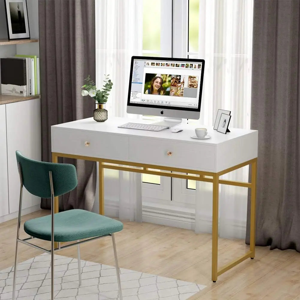 Computer Desk,Modern Simple 47 inch Home Office Desk Study Table