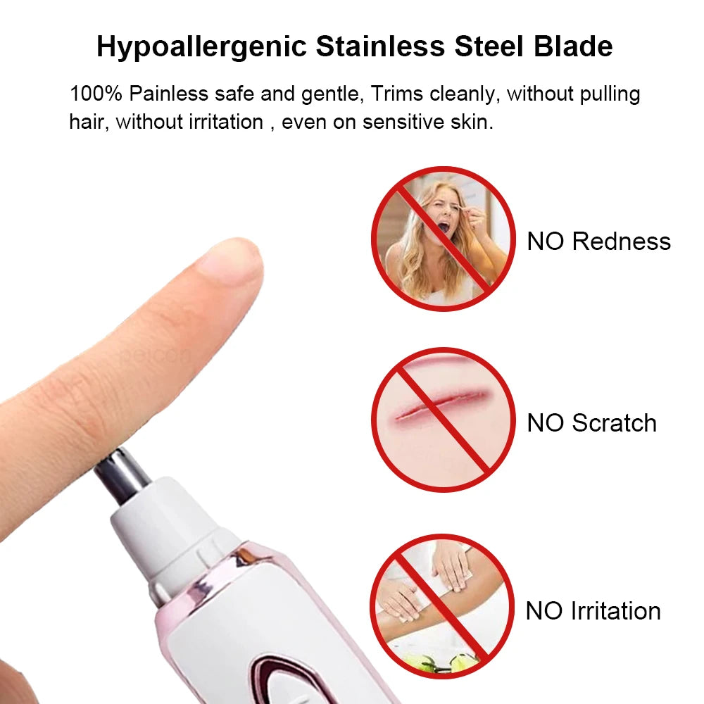 Hair Removal 4 in 1 Painless Epilator for Women Electric Razor