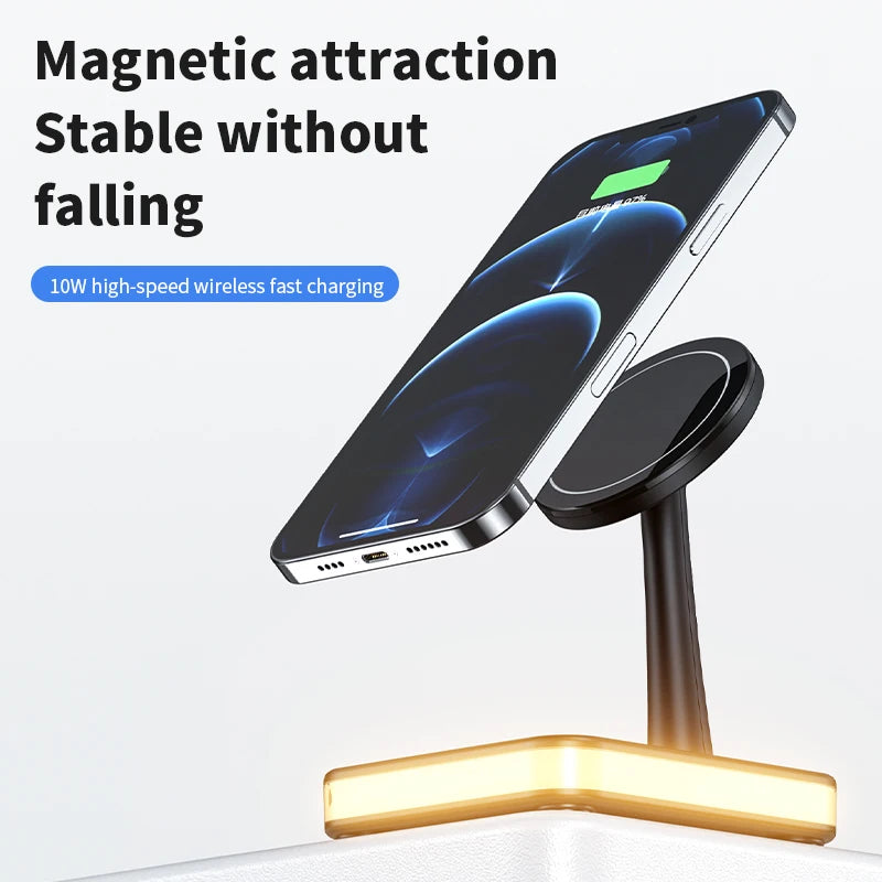 Magnetic Wireless Charger Stand Airpods Fast Charging Station