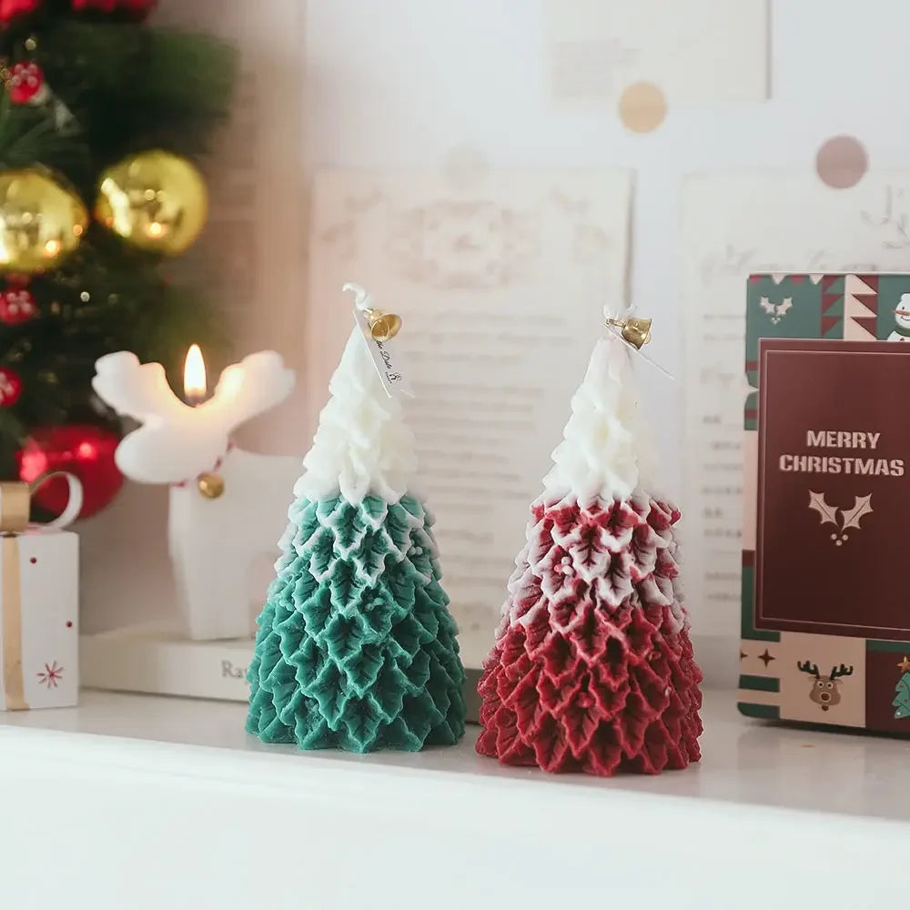 Home Decor Large Size Christmas Tree Modelling Aromatherapy Candle