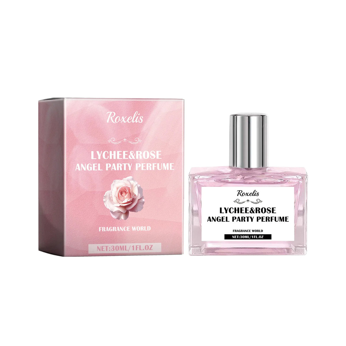 Women Body Perfume Spray Lychee Scent Floral Natural Fragrance Long Duration Exude Feminine Charm Midnight Rose Angel Aroma Oil