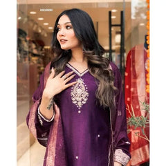 Women Hand Work Straight Kurti Palazzo with Dupatta Set Readymade Salwar Kameez