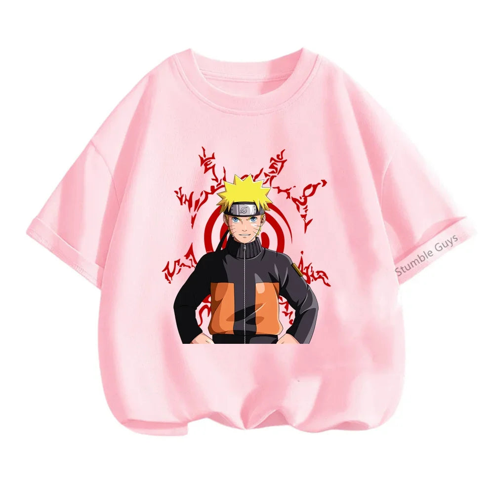 Tshirt Kids Summer Cool Children t shirt Leisure Pillar Man Cartoon T-shirt Boys