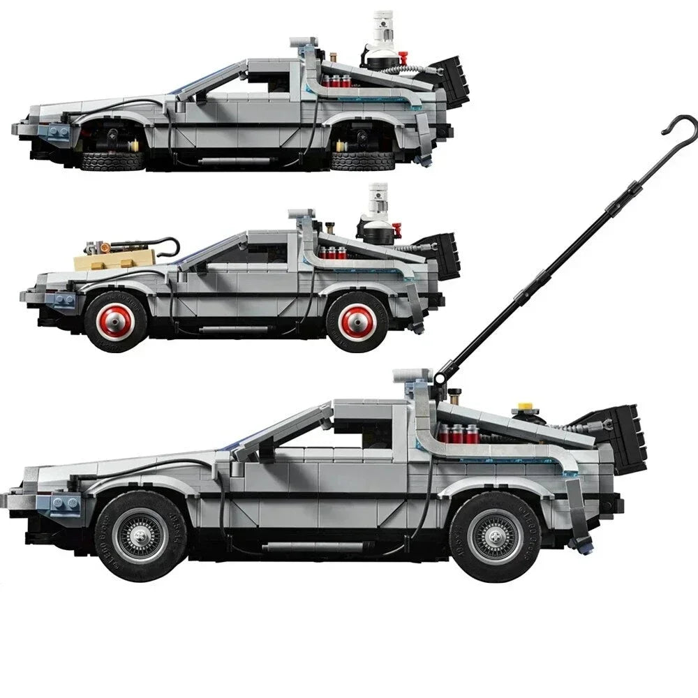 DeLorean Back to the Future Time DMC-12 Machine Sport Car Building Blocks