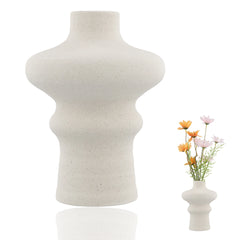 Nordic Ceramic Vase Creative Irregular Vase Living Room Office Décor Minimalist Style