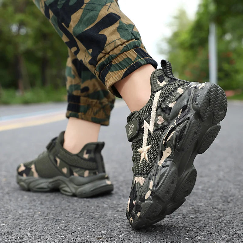 Autumn Spring Brand Children Sports Shoes Girls Girls Non-Slip Outdoor Fashion Sneakers