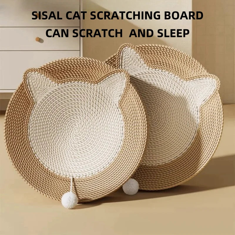 Sisal Cat Scratching Pads, Cat Toys, Pet Sleeping Bed, Scraper, Grinding Claw, Scratch-resistant Furniture Protector