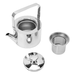 Rustproof Stainless Steel Whistling Teapot with Strainer – Easy Clean, Fast Heating Kettle for home Use, Mirror Finish