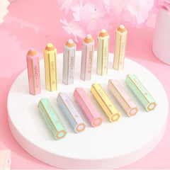 Kawaii Pencil Shape Erasers Cute Rubber Pencil Erasers