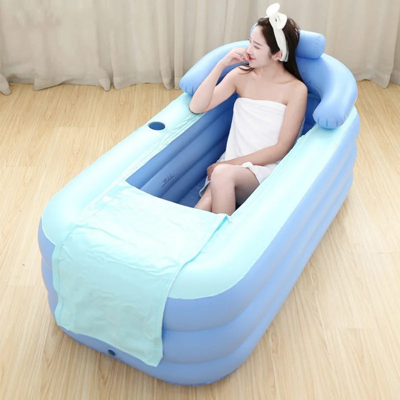 Inflatable Adult Bathtub Foldable SPA Bathtub Folding Bath Tub Water Plunge Tub for Children Family Swimming Pool Application