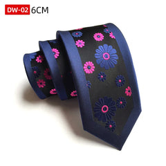 Luxury Brand Design Printing Plaid Tie Fashion Charm Necktie Business Party Wedding Women's Clothing Accessories Gift