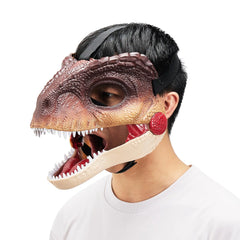 Funny Dinosaur Mask Dino Mask Moving Jaw Halloween Mask Dinosaur Head