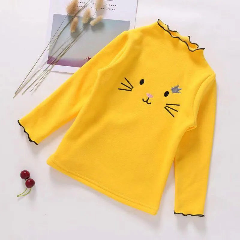 Girls Long Sleeved T Shirt Kids Cartoon Top