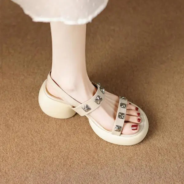 Clogs With Heel Summer High Sandals Female Women’s Shoes