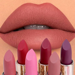 6 Colors Matte Lipstick Waterproof Velvet Nude Pink Lip Stick Pen