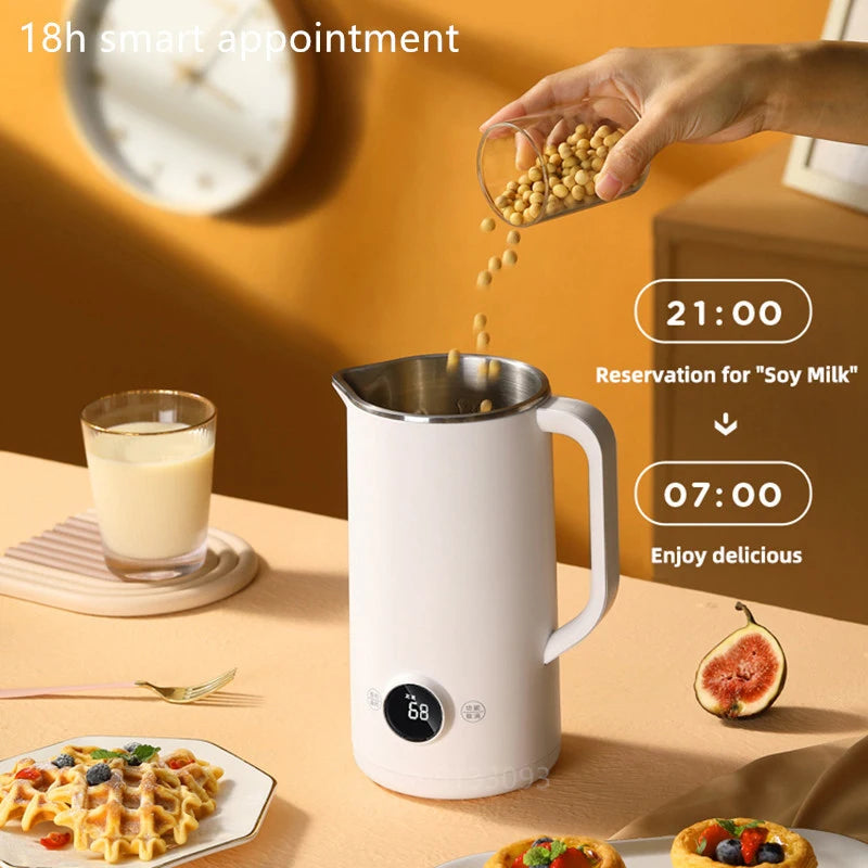 600ml Soybean Milk Machine Electric Juicer Soy Milk Maker Portable Blender Mixer Rice Paste Maker Wall Breaking Machine 220V