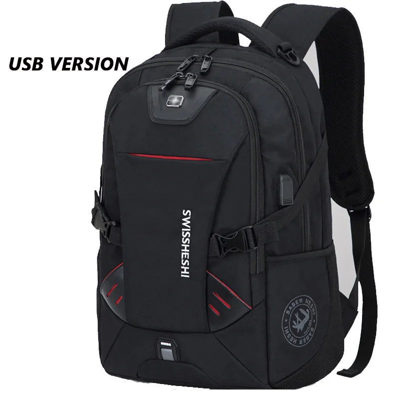 Men's Backpacks Anti-Theft Waterproof Multifunctional 17-Inch Laptop Bag