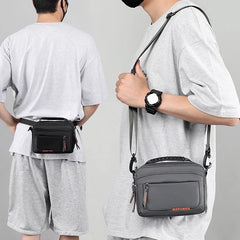 Casual Men's Messenger Bag Waterproof Outdoor Shoulder Bag Multifunctional Travel Waist Bag Hanging Bag Crossbody Bags for Men