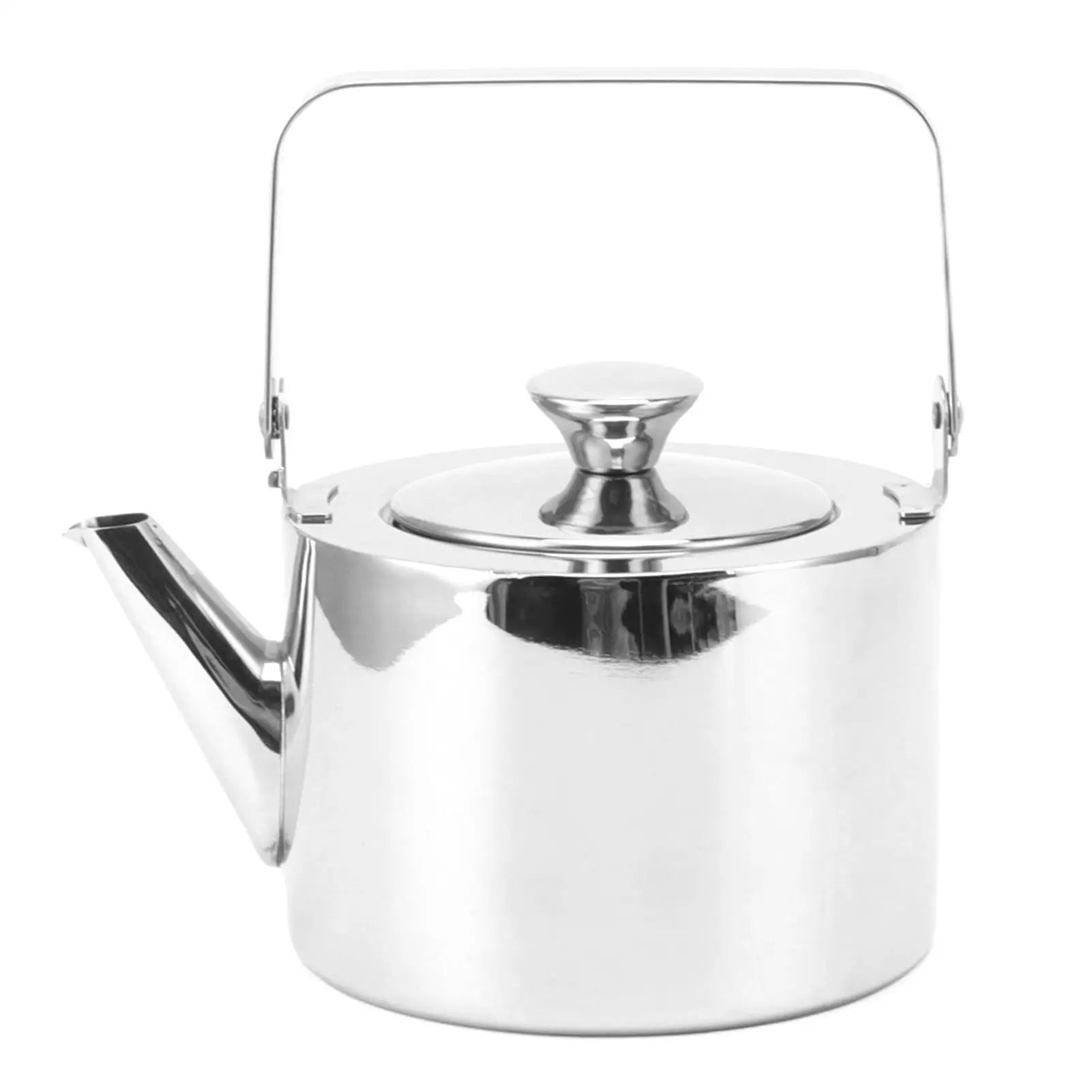 Rustproof Stainless Steel Whistling Teapot with Strainer – Easy Clean, Fast Heating Kettle for home Use, Mirror Finish