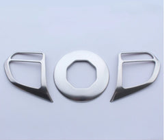 Car Steering Wheel Trim Control Button Frame Cover For Steering Wheel