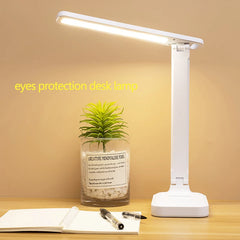 LED Book Light Touch Folding Table Night Lamp Bedside Reading Eye Protection