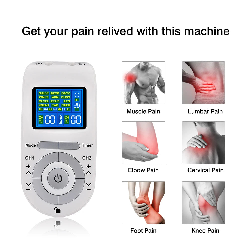 4 Mode EMS Electric Herald Tens Machine Acupuncture Body Massager