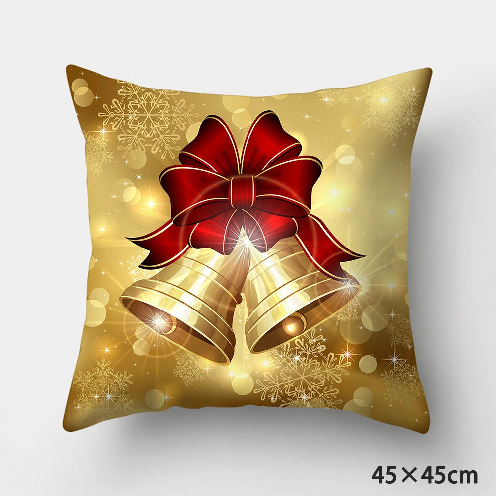 Christmas Cushions Happy New Year 2022 Wedding Decor Patterns from  Home  Gifts