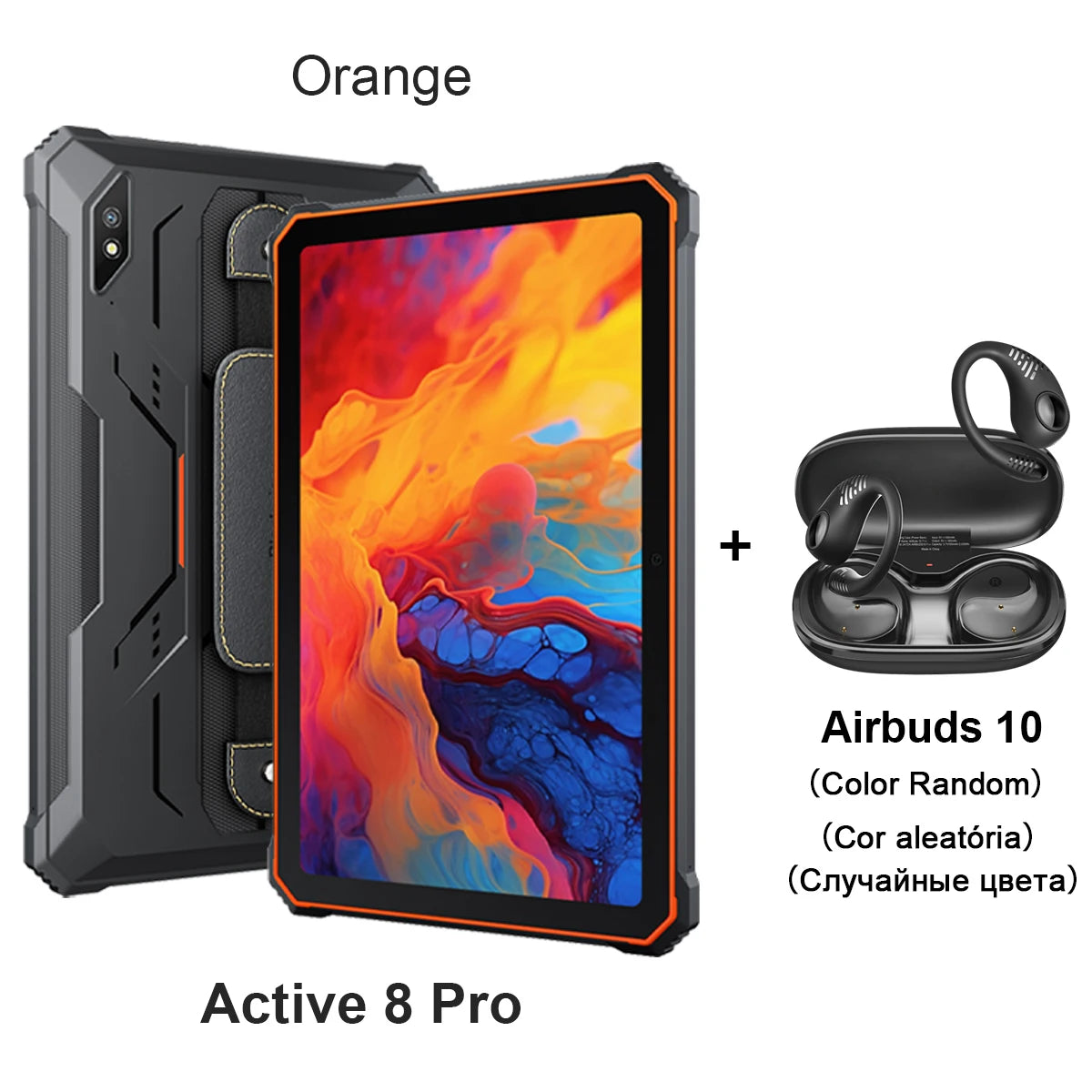 Blackview Active 8 Pro Rugged Tablets 22000mAh Battery Android 13 10.36" 2.4K Display 16GB 256GB Helio G99 48MP Camera Tablet PC