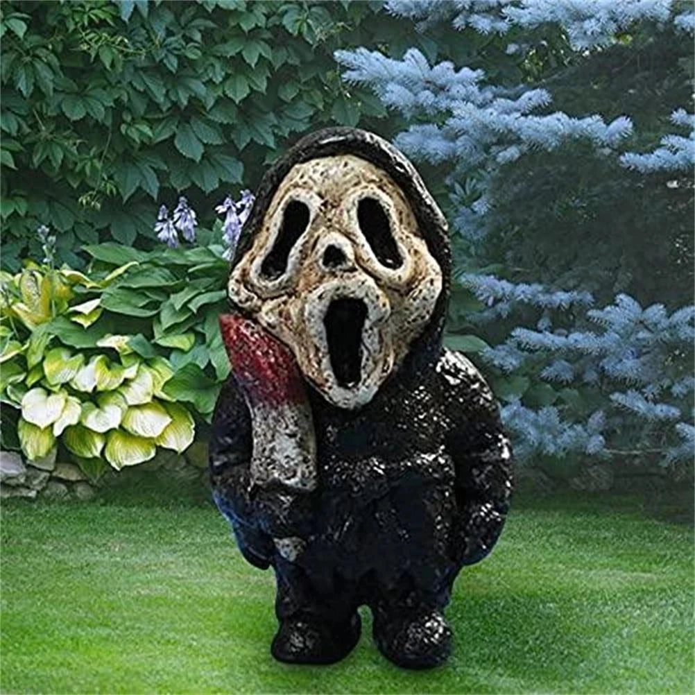 Horror Movie Villain Garden Gnomes Trick or Treat Halloween Figurines Ornaments Decor