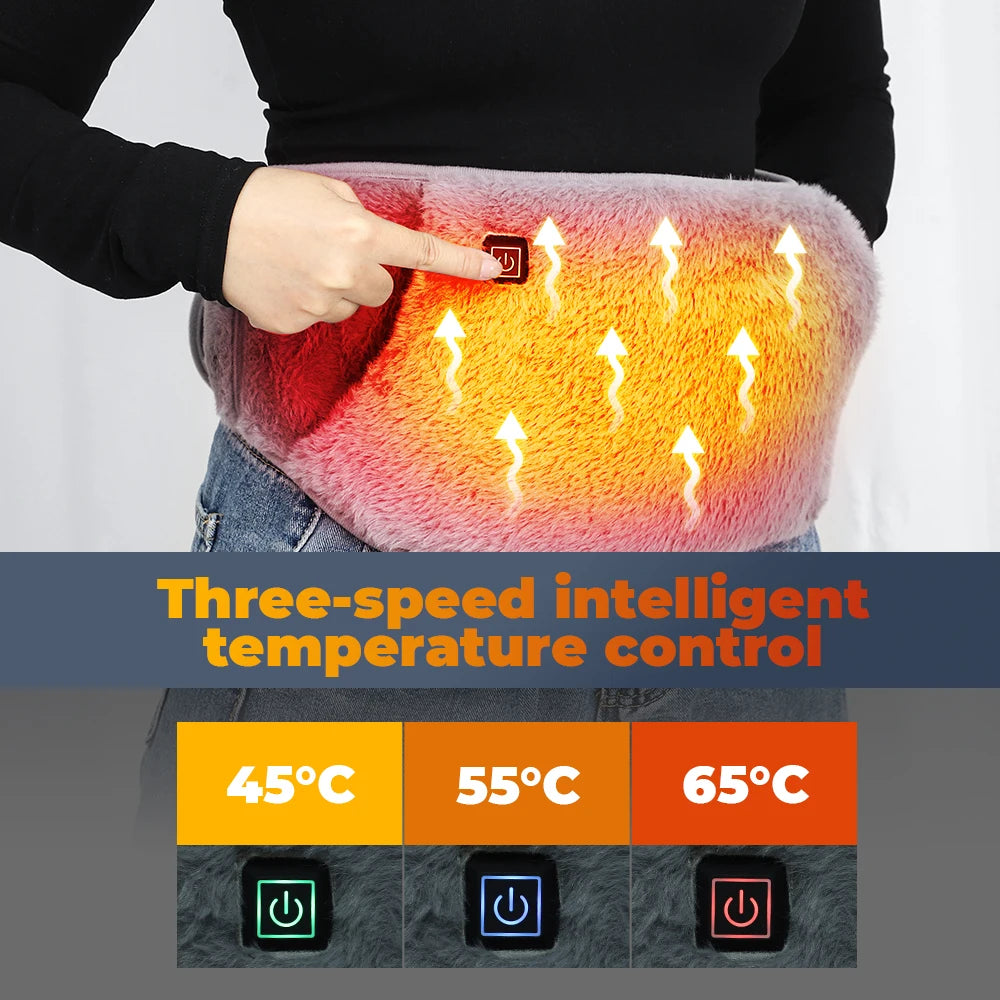 Electric Heating Belt USB Hand Warmer Winter Heater Waist Warmers Hot Compress Therapy