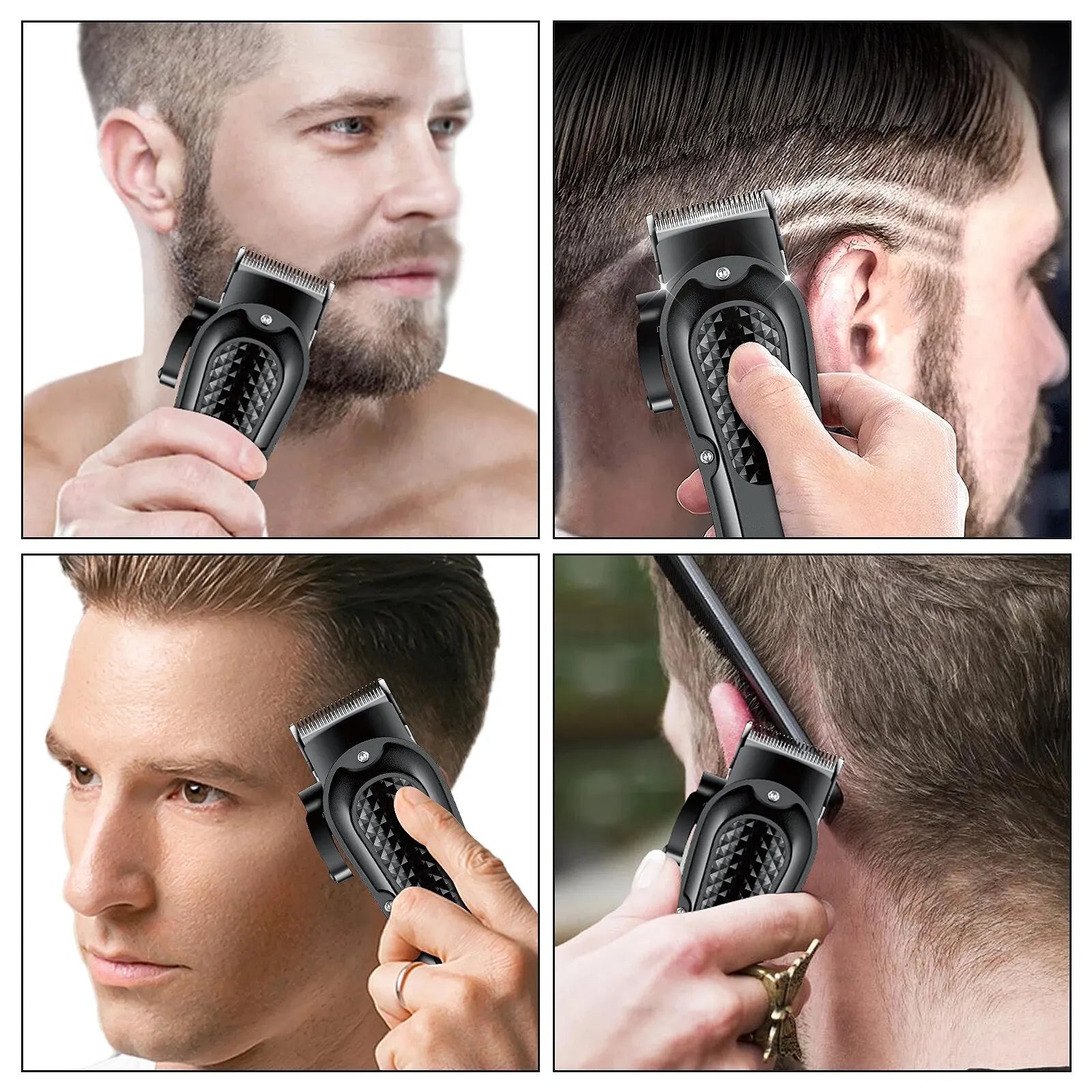 Electric Hair Clipper UBS Rechargeable Cordless Beard Trimmer Men