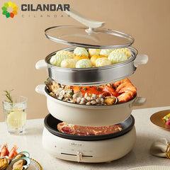 Electric chaffy dish electric steamer multi-purpose pot electric cooker multi-purpose pot