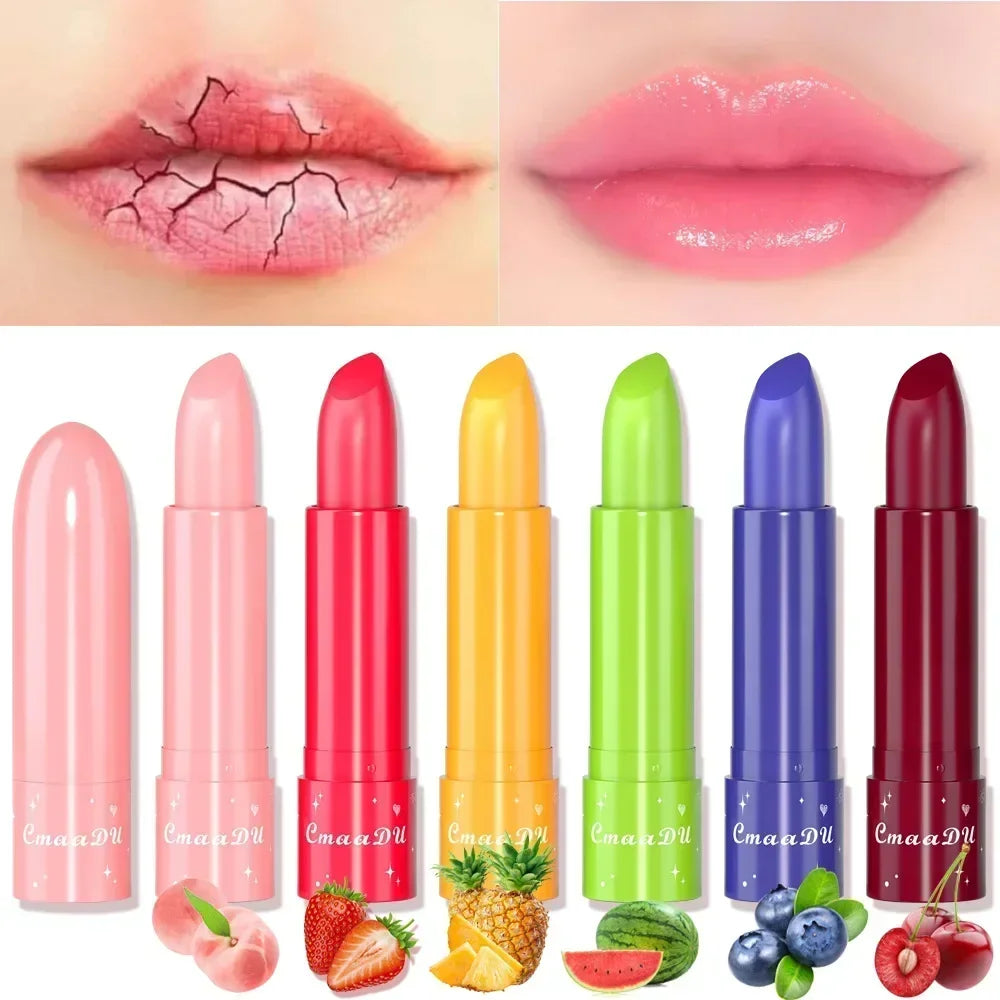 Crystal Jelly Fruit Lip Balm Lasting Moisturizing Hydrating Anti-drying Lipsticks