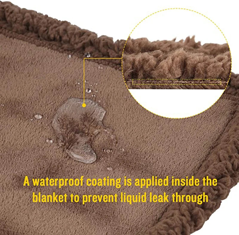 Waterproof Pet Blanket Liquid Pee Proof Dog Blanket for Sofa