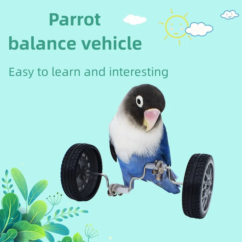 Toys Small And Medium-Sized Bird Supplies Roller Skateboard Skill Training Props Phoenix Bird Toys