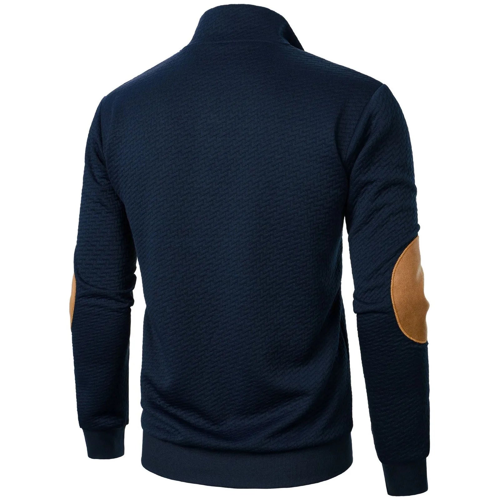 Sweatshirt Men Outdoor Casual Buttoned Stand Collar Pullover