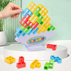 Tetra Tower Balance Stacking Blocks Game Toys Kids DIY Puzzle Assembly Bricks Building Blocks