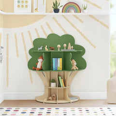 Delta Children Tree Bookcase Greenguard Gold Certified, Fern Green