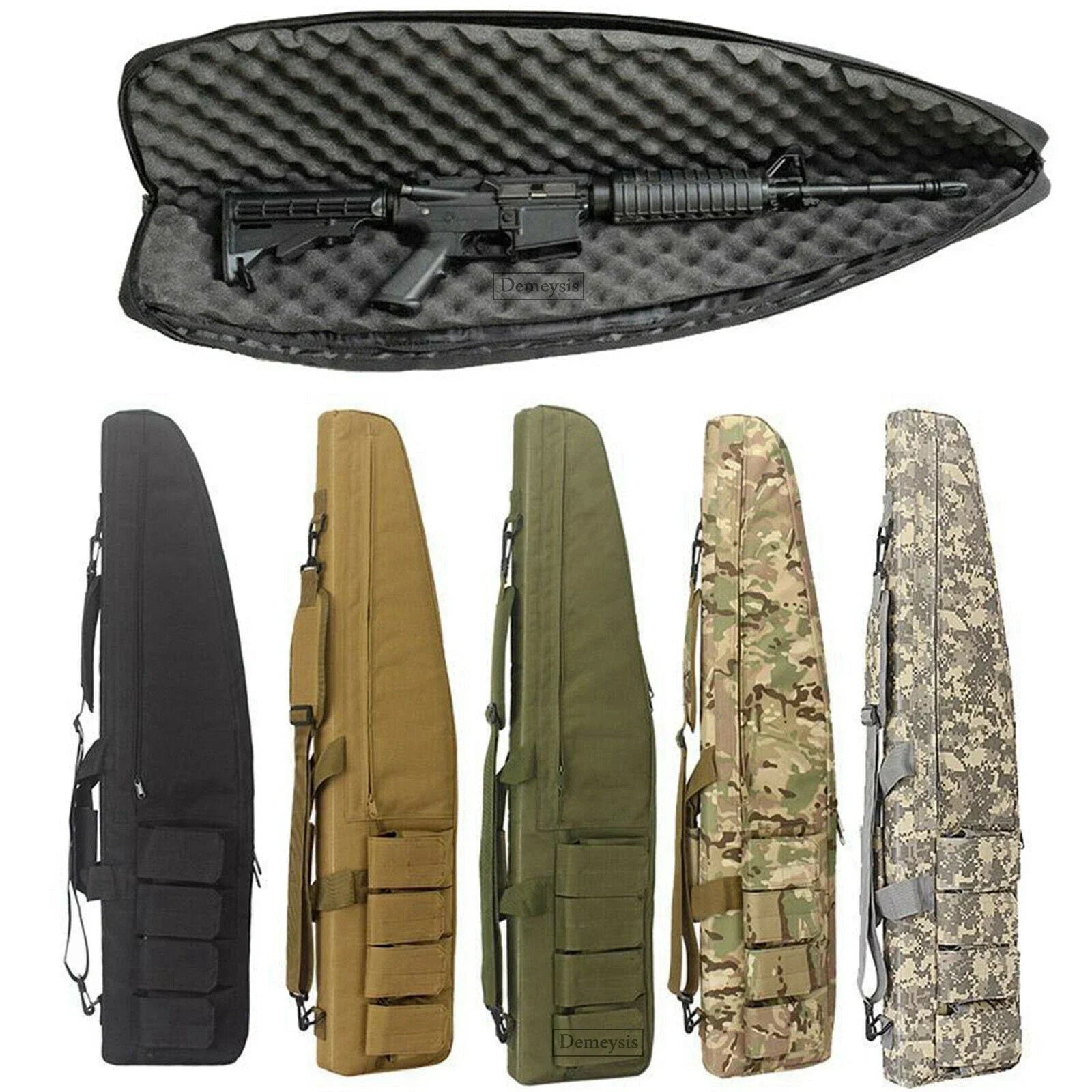 Tactical Gun Bag Nylon Hunting Shooting Rifle Bags Air Shotgun Case Backpack Airsoft CS War Game Equipment