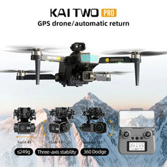 KAI TWO Pro GPS Drone 8K HD Camera 3-Axis Gimbal Professional Anti-Shake Photography