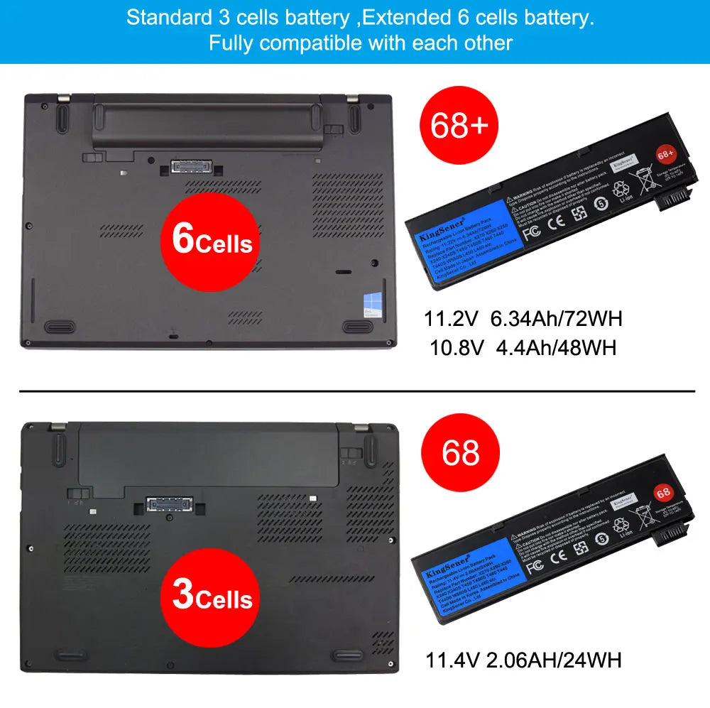 KingSener Laptop Battery for Lenovo ThinkPad