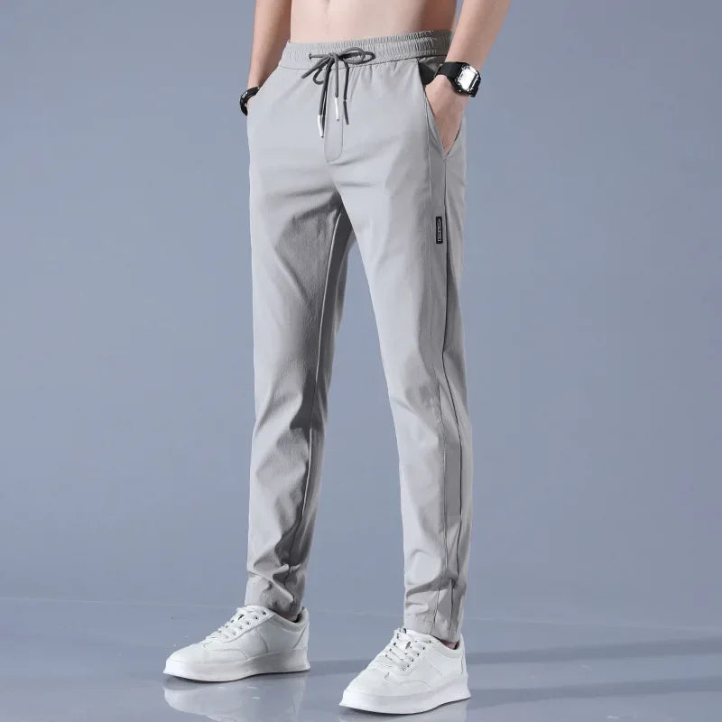 Men's Pants With Deep Pockets Loose Fit Casual Jogging Trousers