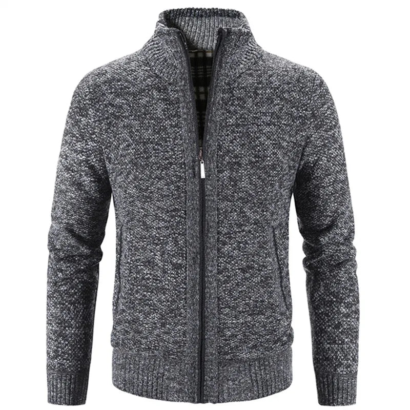 New Spring Autumn Knitted Sweater Men Fashion Slim Fit Cardigan Men Causal Sweaters Coats Solid Single Breasted Cardigan men