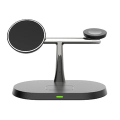 3 in 1 30W Magnetic Wireless Charger Stand Macsafe For iPhone