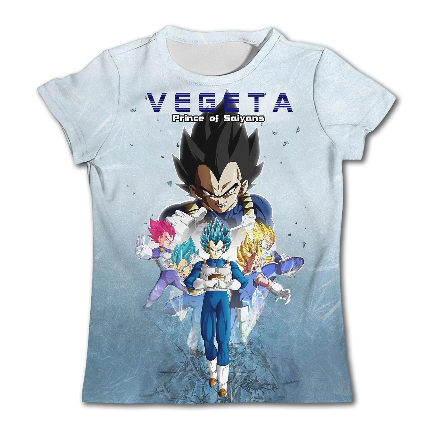 Men's cartoon anime Dragon Ball Z T-shirt for children and boys T-shirt for children's summer short sleeved men's T-shirt