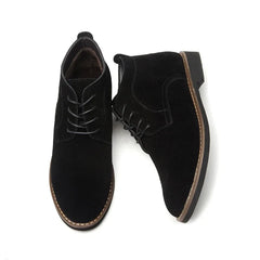 Winter shoes Boots Suede Male Business Casual Leather