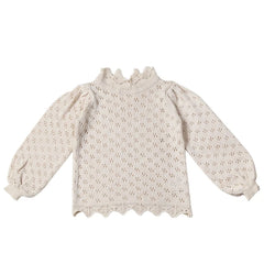 Baby Girls Knit Sweater Cotton Long Sleeve Pullover