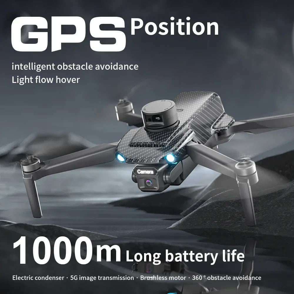 GPS Drone 5G Professional 6K HD Aerial Photography Dual-Camera Omnidirectional Obstacle Avoidance Drone