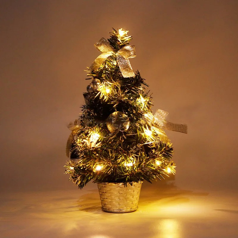 Christmas Tree Home Bedroom Party Decorations  Artificial Christmas Tree Children DIY Handicraft 2025 New Year Gift