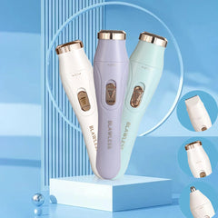 Multifunctional women's shaver USB charging 3-in-1 full-body washing hair removal instrument shaver eyebrow trimmer